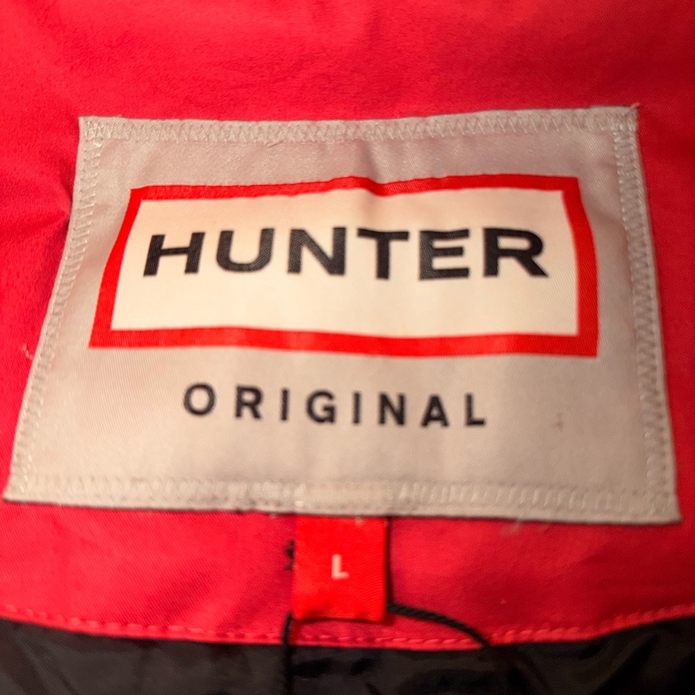 Hunter Red Women's Ski Jacket with Fur Hood - Original Parka - Picture 11 of 11